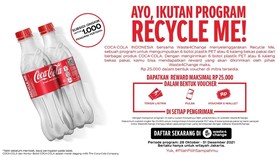 Coca-Cola Luncurkan Pesan 'Recycle Me' di Semua Label Kemasan Brand