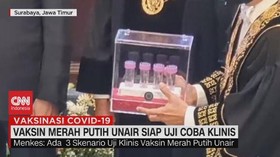 VIDEO: Vaksin Merah Putih Unair Siap Uji Coba Klinis