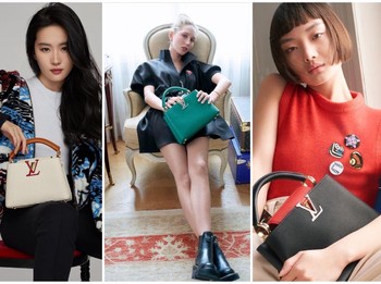 Elegan, vintage dan modern. Capucines bag akan membuat penampilan Beauties semakin fashionable, nih. Berminat untuk memiliki koleksinya?./Foto:Instagram.com/louisvuitton
