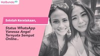 Setelah Kecelakaan, Status WhatsApp Vanessa Angel Ternyata Sempat Online..