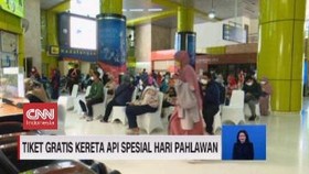 VIDEO: Tiket Gratis Kereta Api Spesial Hari Pahlawan