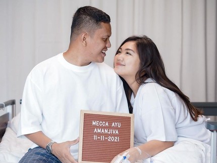 5 Potret Istri Arief Muhammad Melahirkan di Tanggal Cantik 11-11