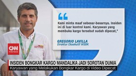 VIDEO: Insiden Bongkar Kargo Mandalika Jadi Sorotan Dunia