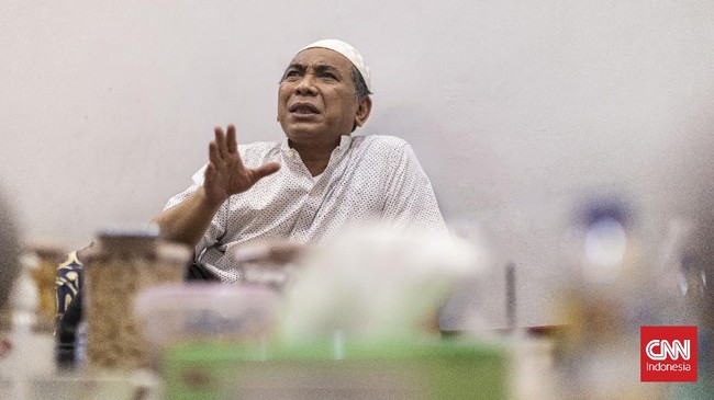 Ketua Umum PBNU Yahya Cholil Staquf menemui istri Gus Dur, Sinta Nuriyah di Ciganjur, Jagakarsa, Kamis (30/12).