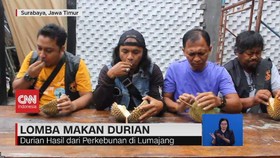 VIDEO: Lomba Makan Durian Dan Mendoan