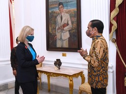 Bertemu Menlu Inggris, Jokowi Bahas Kerja Sama Vaksin-Bioteknologi