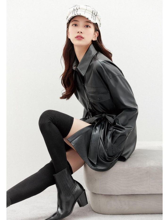 Sebelum menjadi aktris, Bae Suzy pernah tergabung dalam girl group Miss A, menjadi penyanyi solo, dan bekerja sebagai MC berbagai acara ternama. Ia juga kerap kali tampil sebagai brand ambassador dari merek-merek ternama, serta tampil dalam cover utama majalah populer./ Foto: Instagram.com/skuukzky