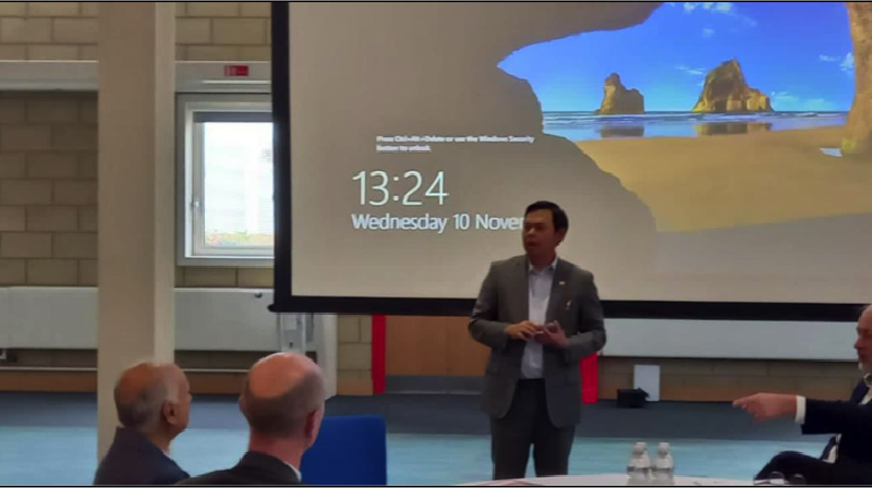 Wakil ketua DPD RI Sultan B Najamudin menghadiri undangan otoritas Loughborough University