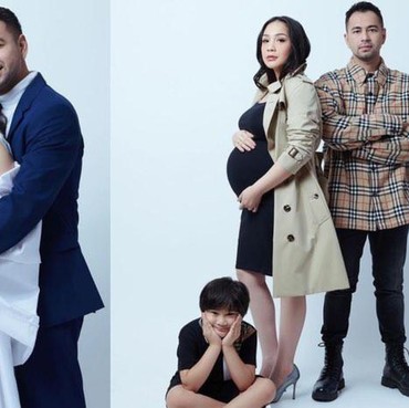 Elegan, 7 Maternity Shoot Nagita Slavina Bareng Raffi Ahmad & Rafathar