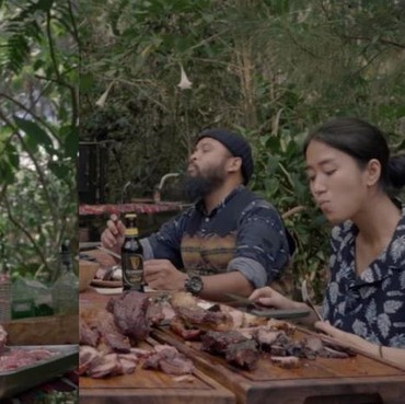 Intip 7 Potret Gaya Chef Renatta Saat Makan di Alam Bebas