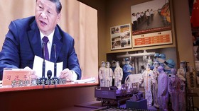FOTO: Sejuta Wajah Xi Jinping di Museum Partai Komunis China