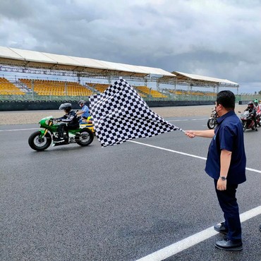 Resmikan Sirkuit Mandalika, Ini Motor Pribadi yang Ditunggangi Jokowi