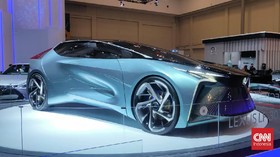 Lexus Pamer Mobil Listrik yang Dicas Pakai Charger Wireless di GIIAS