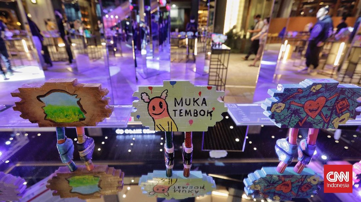 FOTO: Berkreasi Seni dengan 'Muka Tembok'