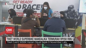 VIDEO: Tiket Superbike Mandalika Dijual Termurah Rp150 Ribu