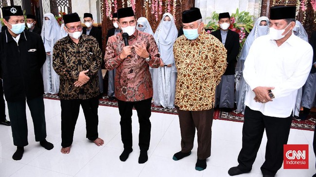 Edy Rahmayadi mengatakan menikah dengan anjuran Nabi, Insya Allah, berkah dan menjadi rumah tangga yang sakinah mawadah warahmah.