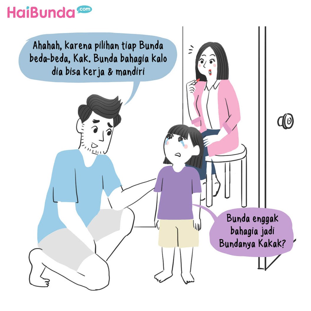 Komik Kok Bunda Kerja?