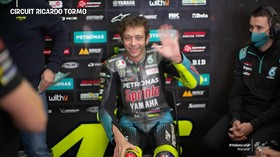 VIDEO: Senyum Rossi di Latihan Bebas MotoGP Valencia