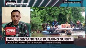 VIDEO: Banjir Sintang Tak Kunjung Surut