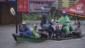 Ribuan Rumah Terendam Banjir di Mempawah Kalbar