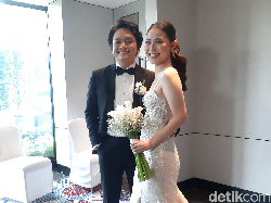 Momen Resepsi Pernikahan Calvin Jeremy dan Novia Santoso