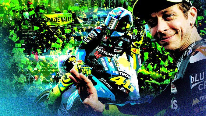 MotoGP Valencia 2021 yang digelar di Sirkuit Ricardo Tormo, Minggu (14/11), yang juga jadi balapan terakhir Valentino Rossi dimenangkan Francesco Bagnaia.