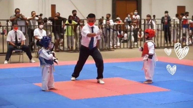 7 Momen Detik-detik Jan Ethes Juara Satu Taekwondo Cucu Presiden Jokowi, Jan Ethes bikin bangga usai menjuarai pertandingan Taekwondo di Solo. Yuk intip aksinya!