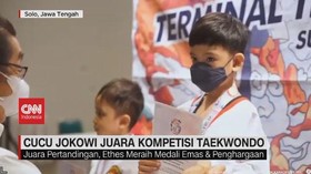 VIDEO: Cucu Jokowi Juara Kompetisi Taekwondo