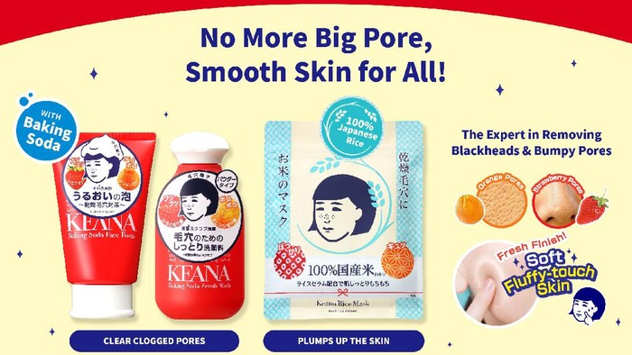 Keana Nadeshiko, Skincare Jepang yang Punya Kandungan Baking Soda dan Air Beras