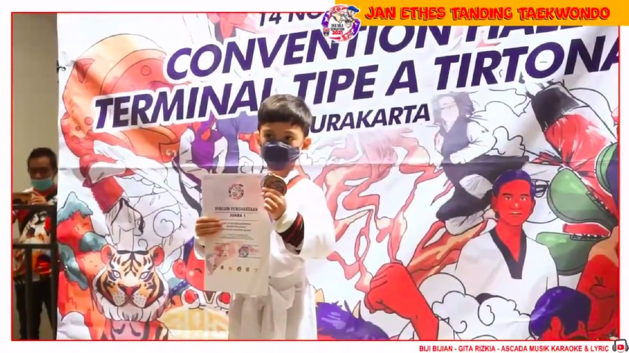 Keren! Jan Ethes Cucu Jokowi Juara Satu Taekwondo