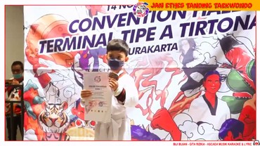 img-title Keren! Jan Ethes Cucu Jokowi Juara Satu Taekwondo