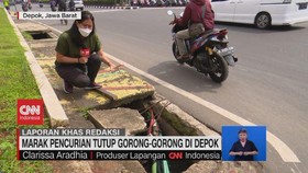 VIDEO: Marak Pencurian Tutup Gorong-Gorong di Depok