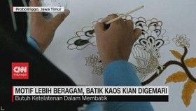 VIDEO: Motif Lebih Beragam, Batik Kaos Laris Manis