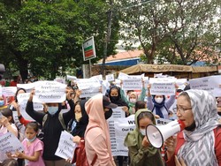 Pencari Suaka WN Afghanistan Kembali Demo di Kantor UNHCR Jakpus
