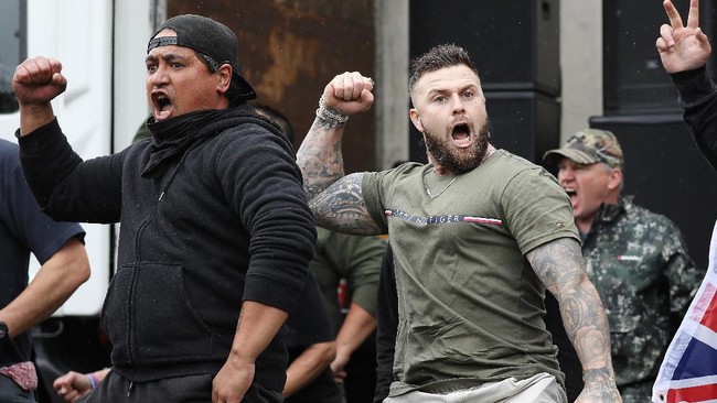 Suku Maori Selandia Baru dibuat geram dengan demo anti-vaksin di negara tersebut yang menggunakan tarian Haka jenis "Ka Mate".