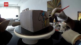 VIDEO: Memadukan Karya Seni Lukis dan Hias Kue