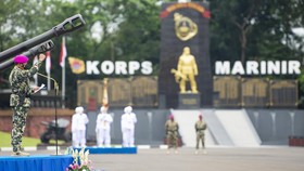 KSAL Pimpin Sertijab, Mayjen Endi Supardi Jadi Komandan Korps Marinir