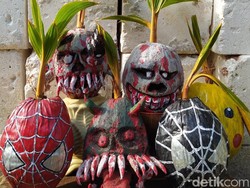 Vokalis Musik Metal di Lamongan Bikin Usaha Bonsai Kelapa Modal Rp 50 Ribu