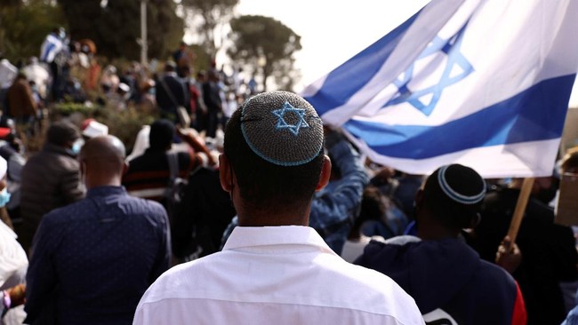 FOTO: Warga Israel Demo Desak Selamatkan Yahudi di Ethiopia