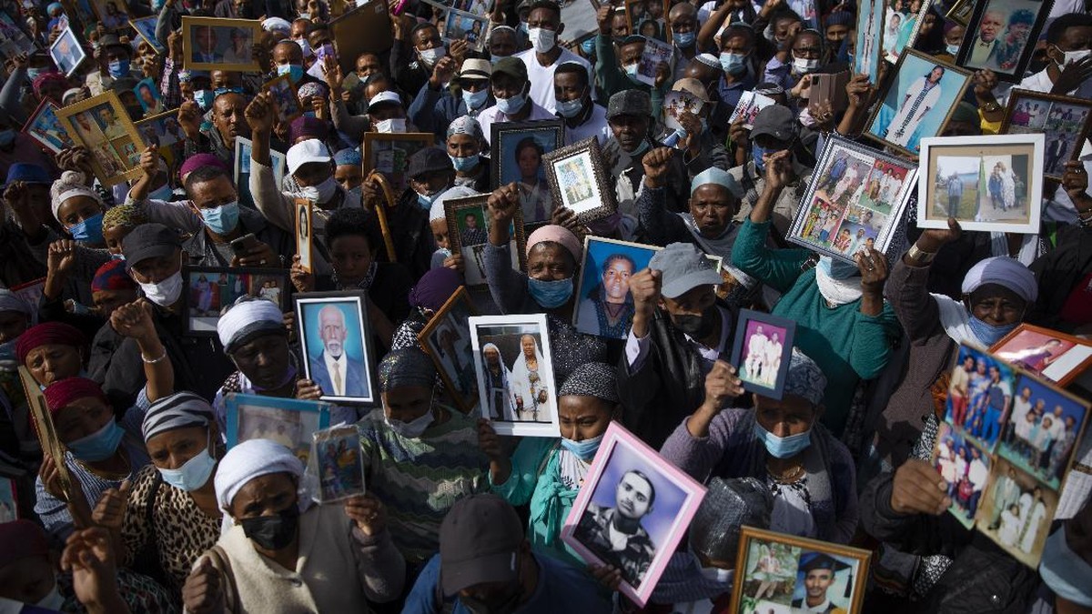 FOTO: Warga Israel Demo Desak Selamatkan Yahudi di Ethiopia