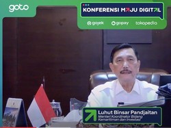 Puji Konferensi Maju Digital GoTo, Luhut: Ini Solusi Positif bagi UMKM