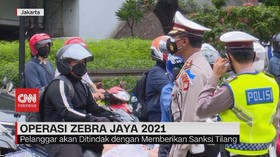 VIDEO: Polda Metro Jaya Menggelar Operasi Zebra Jaya 2021