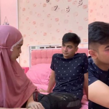 Pengantin Baru, Intip 8 Momen Mesra Ria Ricis & Teuku Ryan Sebelum Tidur