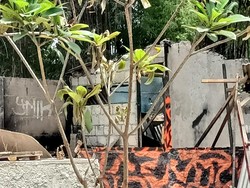 Penampakan Posko Pemuda Pancasila di Meruya yang Sempat Terbakar