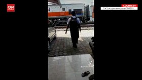 VIDEO: Fakta Pegawai KAI Viral Dijemput Kereta Api Di Depan Rumah