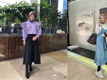 8 Outfit Hijab Stylish ala Ayana Moon Selebgram Cantik Asal Korea