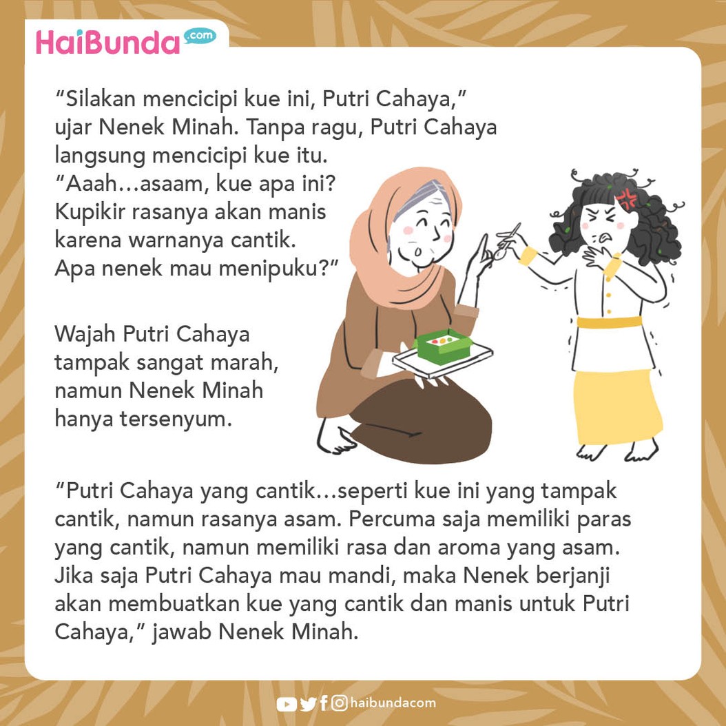 cerita nusantara kue putri mandi