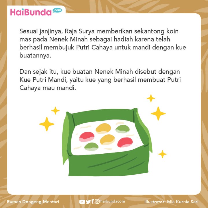 cerita nusantara kue putri mandi