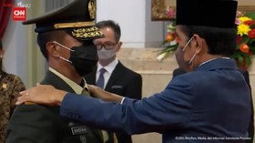 VIDEO: Jokowi Lantik Jenderal TNI Andika Perkasa Jadi Panglima TNI