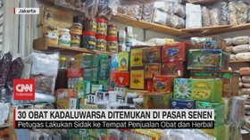 VIDEO: 30 Obat Kadaluarsa Ditemukan di Pasar Senen